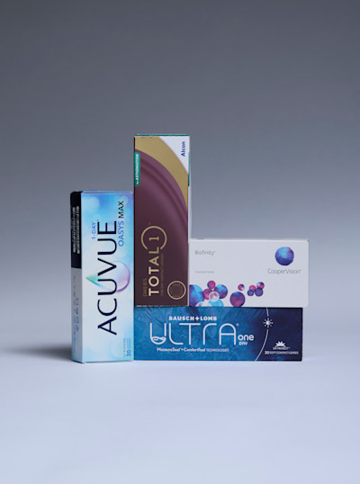 Persona utilizando lentillas