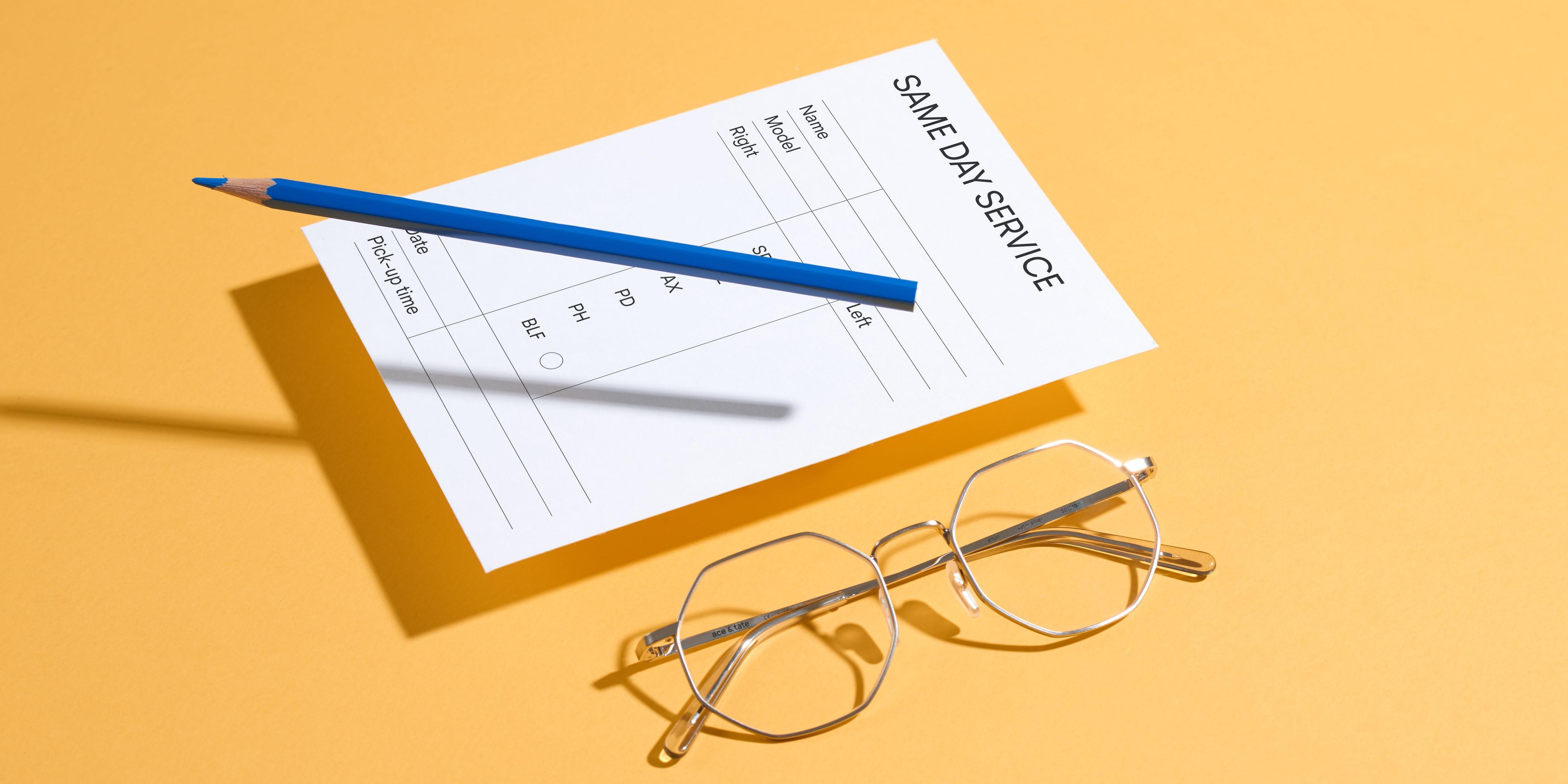 Same Day Glasses, get your glasses the same day Ace & Tate