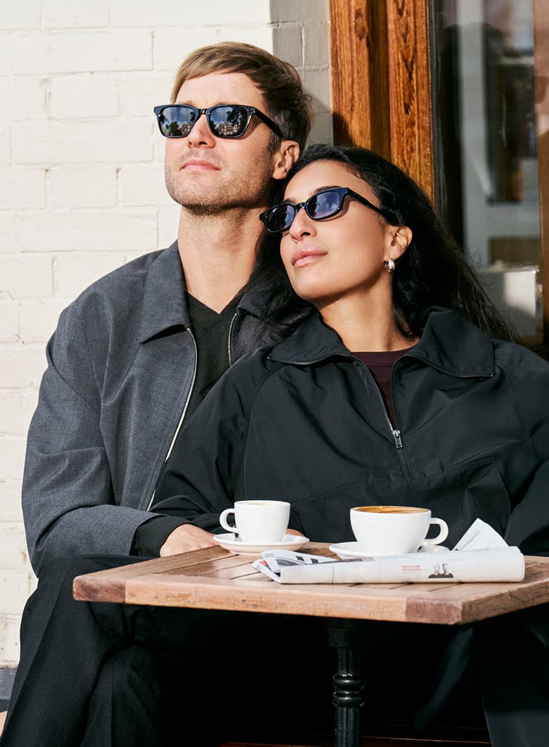 two model wearing sunglasses mobile