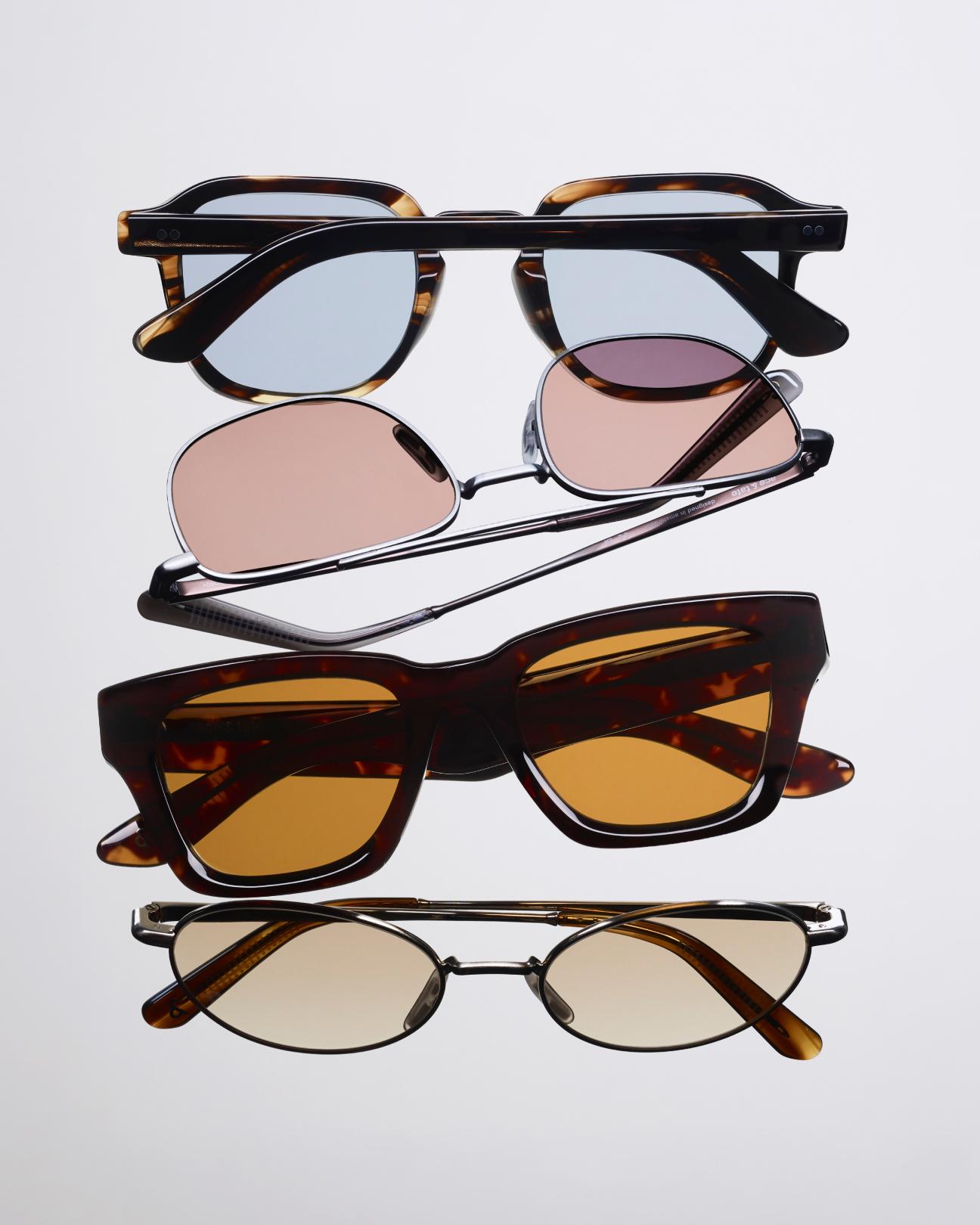 Sunglasses with tinted lenses