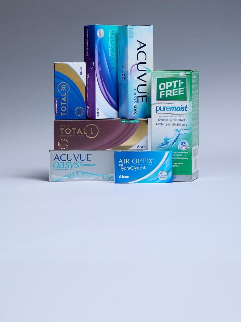 collection of contact lenses mob