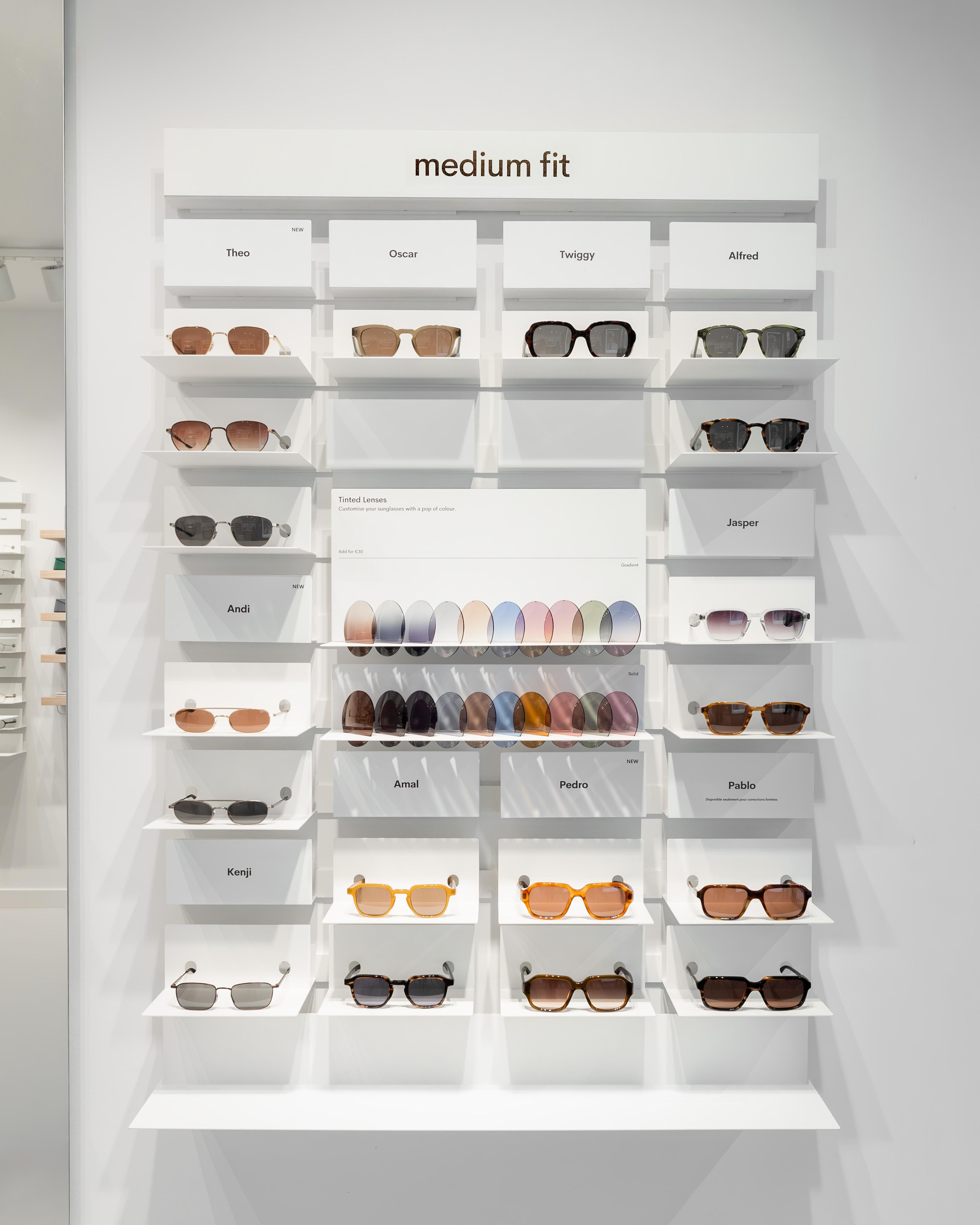 Tinted lenses in store