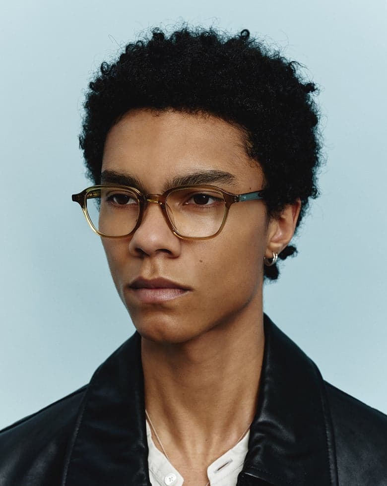 Model wearing Filipe glasses