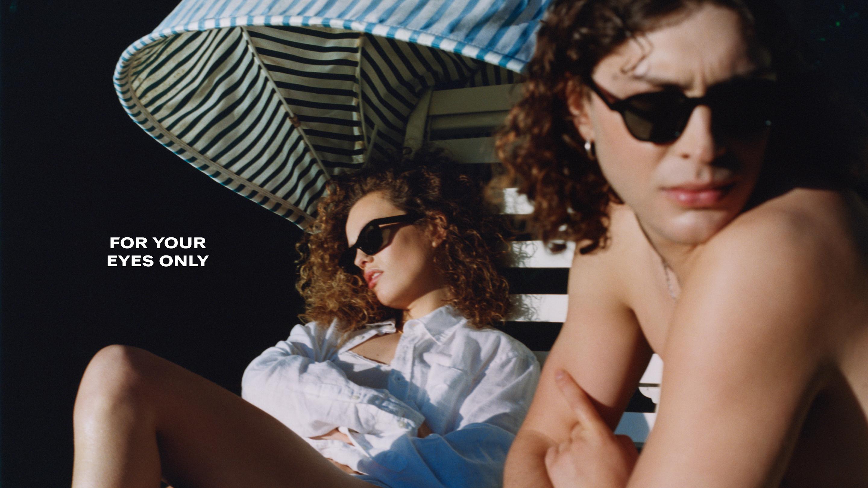 For your eyes only with copy banner desktop